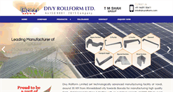 Desktop Screenshot of divyrollform.com