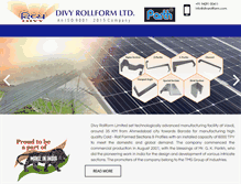 Tablet Screenshot of divyrollform.com